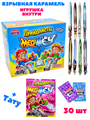 Взрывная карамель Приколисты Мега Меч с игрушкой и татуировкой (PPC012) 1 гр*12 бл*30 шт PPC012
